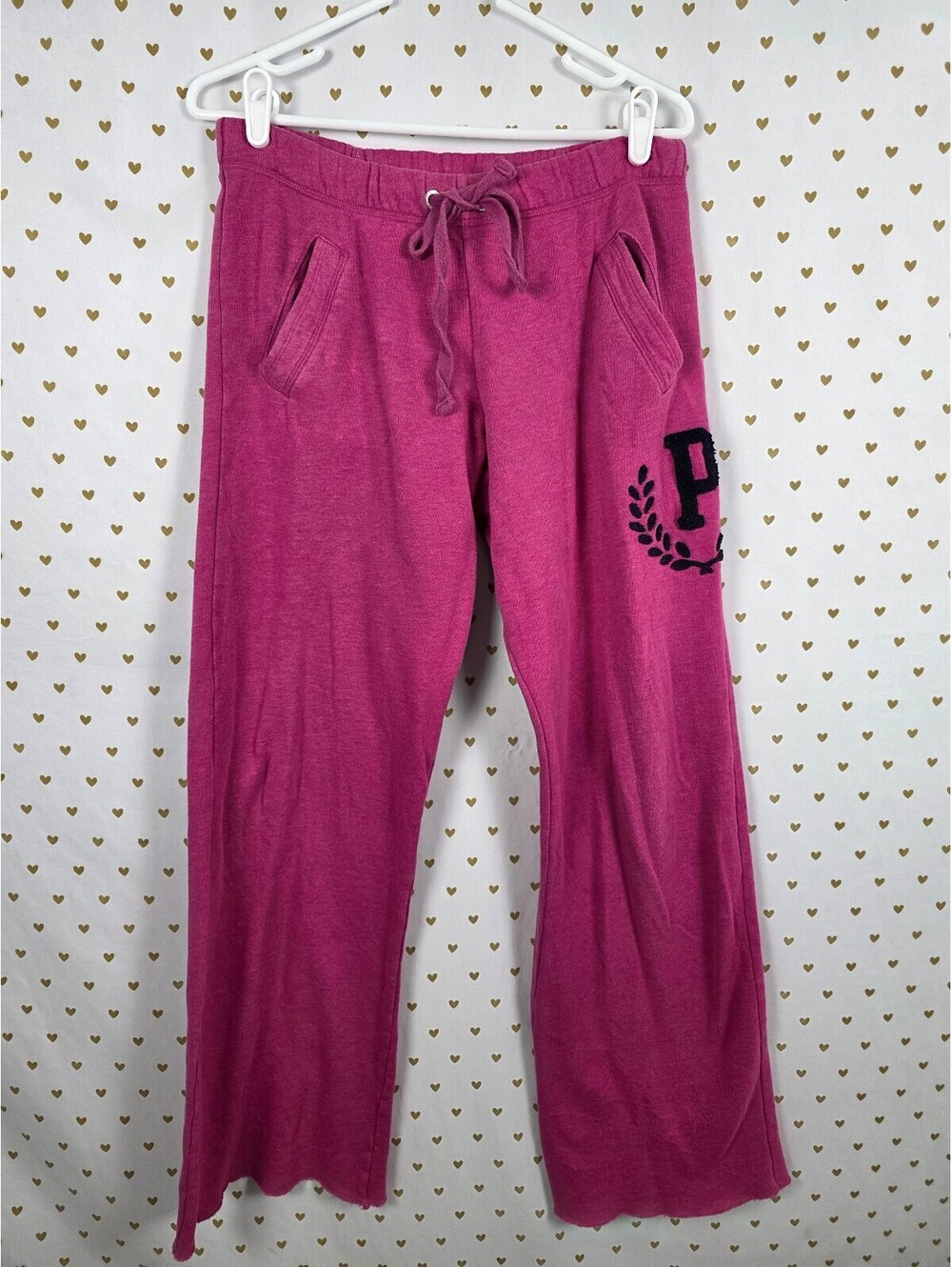Victorias Secret PINK XS Boyfriend Diaper Butt sweats sweatpants Flare